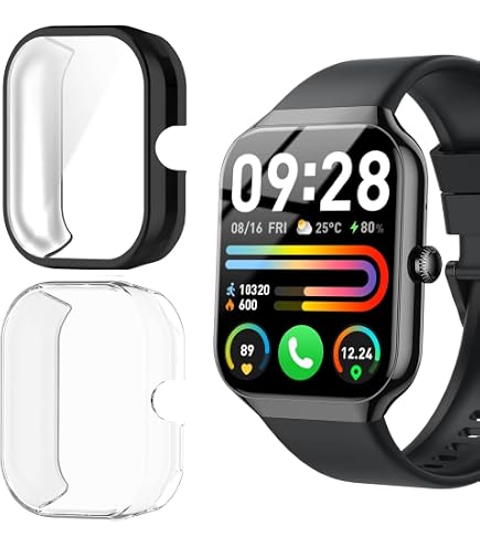 Schutzhülle Mit Displayschutzfolie Für Motast Jugeman P99 Smartwatch (5 Cm/1,9 Zoll)