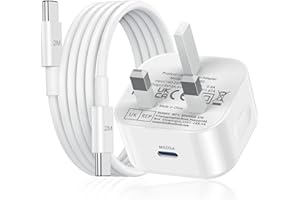 UGKENT Samsung Fast Charge Plug and Cable 2M, Samsung USB C Charger with USBC to Type C Charging Lead for Galaxy S25 S24 S23 S22 S21 S20 A56 A55 A54 A53 A52 A32 A34 A33 A35 A36 A17 A16 A22 A23 A25 A26