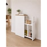 Yukon &Ccedil;ok Ama&ccedil;lı S&uuml;rg&uuml;l&uuml; Organizer Dolap, Beyaz &Ccedil;am, 20x60x70 cm, Banyo ve Mutfak i&ccedil;in