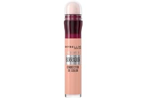 Maybelline New York Corrector Borrador de Ojeras, Bolsas e Imperfecciones, Tono: Rosa