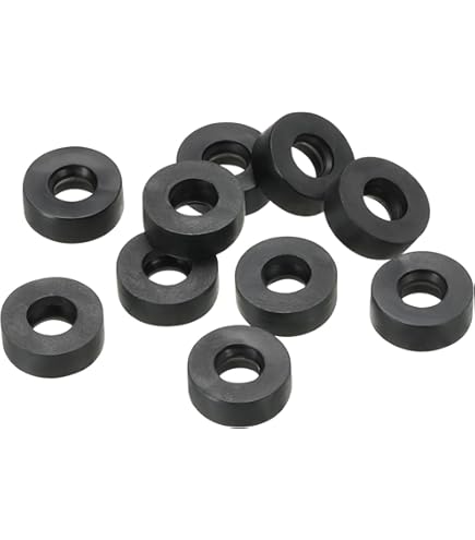 12 Rondelle In Gomma M8 8x16mm - Guarnizioni Per Rubinetti E Bulloni - Foto 4