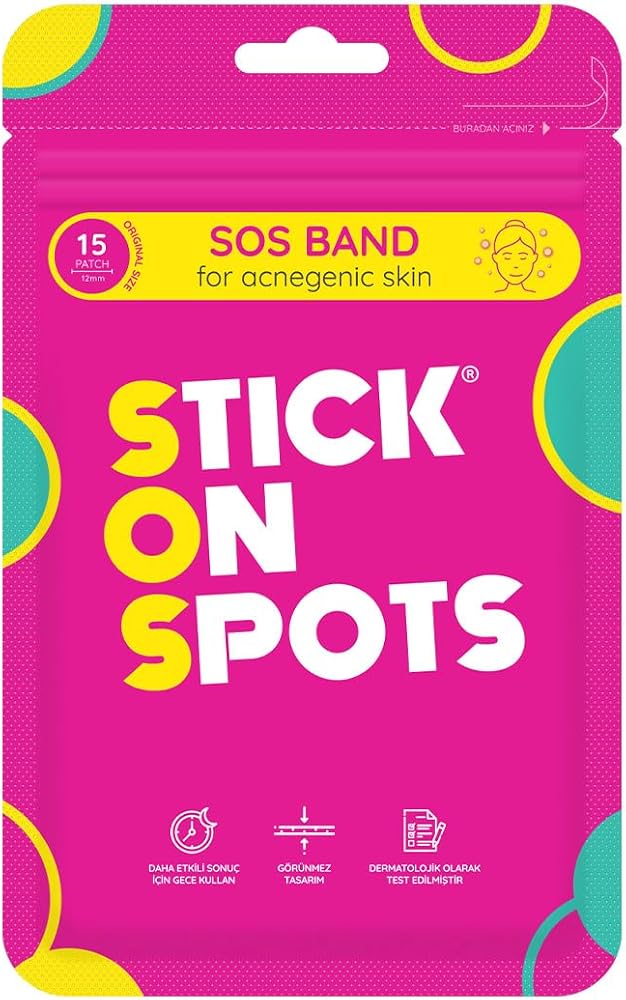 STICK ON SPOTS SOS Band Sivilce/Akne Bandı 15 Parça