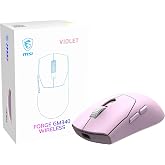 MSI GG FORGE GM340 W VIOLET GAMING MOUSE MAX 12000 DPI 57GR KABLOSUZ OPTIK SENSOR OYUNCU FARESI