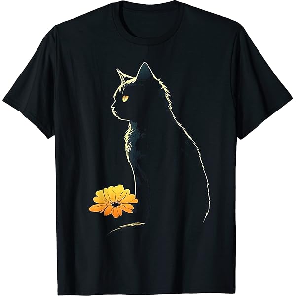 入手困難 新品 Treat Cat rhinestone T-shirts 黒 Black Cat Torn Cloth Gifts: Cat Lover T-Shirt : Amazon.co.uk