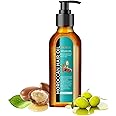 NALACAL Moroccan Argan Hair Oil Treatment (3.52 FL OZ), Long-Lasting Nourishing Oil for Dry & Damaged Hair, Skin, Face, Body, and Scalp – Weightless Formula for Repair and Hydration