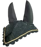 HKM Bonnet Anti-Mouches Rosegold Glamour Noir/Or rose