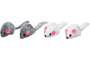 Ruff N Tumble Catnip Mice, 4 Pieces
