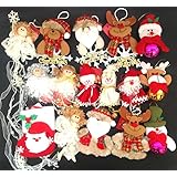 Adornos decoración colgante muñecos para árbol de Navidad 10 unidades diferentes