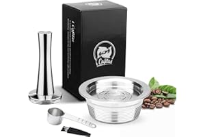 i Cafilas Capsule di Caffè Ricaricabili di Acciaio Inossidabile 304 per Uso Alimentare per La va zza A Modo Mio Jolie La vazza A Modo Mio Espria (1.0)