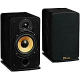 Davis acoustics Eva Paire d'enceintes étagère 2 voies 100 W frêne Noir