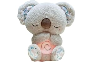 ZEELIY Schlummer Otter,Baby Erstausstattung Neugeborene,Otter Kuscheltier Mit Herzschlag,Baby Erstausstattung Neugeborene,Baby Spielzeug 0 Monate,Babyparty Und Neugeborenen Geschenk (Grey)