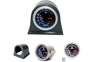 Fiacvrs 2in 52mm Universal Car Motorcycle Parts Turbo Boost Gauge Kit Pointer Display