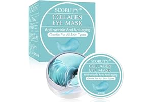 SEGMINISMART Masque Yeux Collagène,Eye Mask,Patch Collagene Yeux, Masque hydratant pour les yeux soulager la fatigue et la peau tendue Pour les rides, les ridules, les cercles foncés
