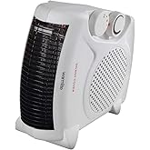 Warmlite WL44001 Thermo Fan Heater with 2 Heat Settings and Overheat Protection, 2000W, White