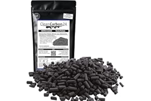 ‎CLEAN CARBON 24 POWERED BY CLEAN PROCESS Aktivkohle Pellets Ø4mm, aus Steinkohle zur Luftreinigung AERO-CLEAN Rock-Pellets (2,5 Liter)