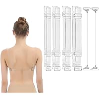 CUKIN 3 Paia Reggiseno Invisibile Senza Spalline Push Up Adesivo - Foto 7