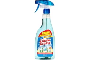 Elbow Grease Glass Cleaner with Vinegar for Windows and Mirrors, 500 ml - Window Cleaning Equipment (Pack of 1)