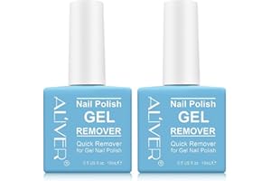 TAILAIMEI Nail Polish Remover, Magic Gel Nail Polish Remover Fast Remove Gel Nail Polish Within 2-3 Minutes, Quick & Easy Polish Remover, No Need For Foil, Soaking Or Wrapping (2 Pack)