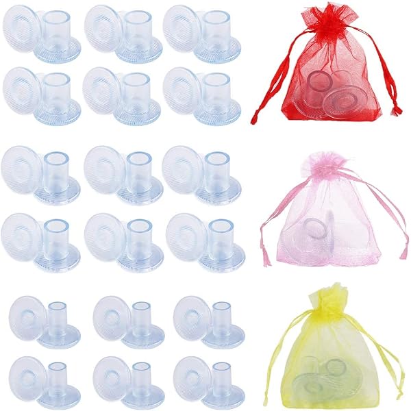 Holibanna - 8 Sangles Transparentes Pour Talons Hauts - Fixation Confortable Et Antidérapante Pour Escarpins Et Sandales