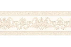 A.S. Création Only Borders 655424 6554-24 - Cenefa (5 x 0,17 m), color beige metálico