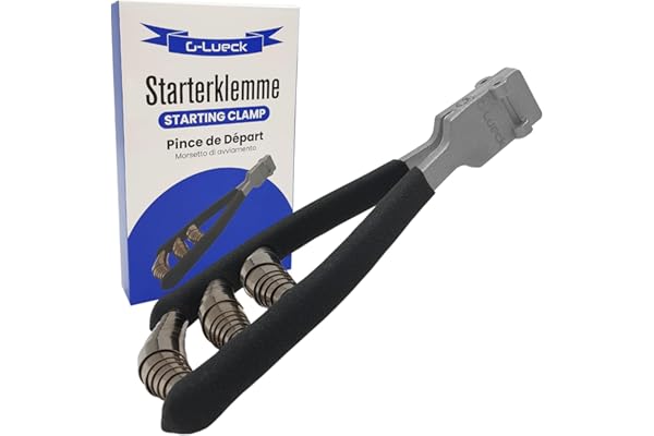 G-Lueck Pince de départ pour Le Cordage des Raquettes de Tennis & Badminton - Pince précise pour Le Cordage Professionnel des Raquettes | Durable & Facile à Utiliser