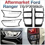 scheinwerfer ford ranger Dieses Set aus Front- und Rückleuchte Covers ist entworfen für Ford Ranger PX/T6 MK2 (post-facelift), Jahr 2016, 2018, XL XLT Limited 2 wildtrak.