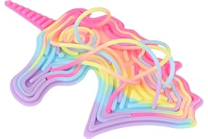 MCISKIN Deska do Aktywności Sensorycznej, Karta Aktywności, Podwójna Zabawka dla Autyzmu i ADHD, Silikonowa Fidget, Stres, Lęk (Jednorożec)