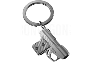 O META[L]MORPHOSE METALMORPHOSE - Porte-clés Pistolet noir Hold Up! - MTM973