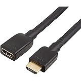 Amazon Basics High-Speed Male to Female HDMI Extension Cable - 3 m / 10 Feet
