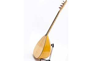 ETHNIC MUSICAL Türkisches kurzes Saz Baglama Superb Maulbeerholz handgefertigt Bağlama + Zubehör