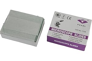 Omegon portaobjetos cóncavo, 50 Unidades