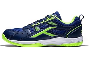 Hundred Raze Non-Marking Professional Badminton Schuhe für Herren | Material Obermaterial: Polyester, Sohle: Gummi | Geeignet für Hallentennis/Squash