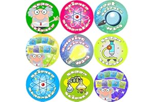 STICKER STOCKER 144 Super Science 30mm Reward Stickers for Teachers, Parents and Party Bags