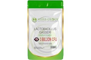 HERB-OLOGY.CO.UK NATURE'S TECHNOLOGY HB Lactobacillus Gasseri | 120 Lactobacillus Probiotic Capsules - High Strength 3 Billion CFU Lactobacillus Gasseri Probiotic per Serving | Non-GMO, Gluten & Allergen Free | Made in The UK