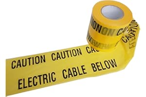 Ali's DIY Electric Cable Warning Tape - 25 Metre Custom Cut Length