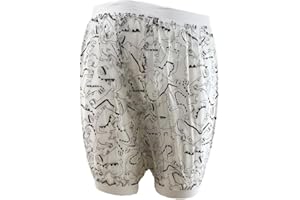 Haian Pantaloni impermeabili con stampa confortevole in plastica (TPU) per incontinenza per adulti