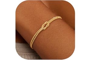 ZHESHY Bracelet Femme Argent Or Plaqué Or 14k Réglable Empilable Chaîne Bracelets Coeur Perle Love Scintillante Lot Bracelets Personnalisé Fantaisie Anniversaire Pour Femmes File Bijoux 16cm+5cm