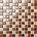 Produktbild Glas Mosaik Fliesen Matte in Braun (MT0082)