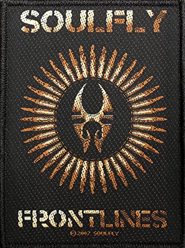 Preisvergleich Produktbild SOULFLY Aufnäher FRONTLINES Patch 7,5 x 10 cm