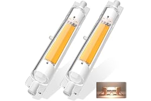 ZJZG Lampada R7S LED 118mm 30W, R7S LED 118mm Dimmerabile 30W Equivalenti a 300W Lampada Alogene, Lampadina LED R7S Bianco Naturale 4500K 3000LM, Angolo 360 Nessun Sfarfallio, Confezione da 2
