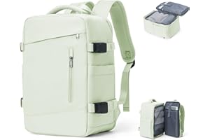 SZLX Mochila Viaje Cabina Avion 40x20x25 Mujer Ryanair Maleta de Cabina Pequeña Mochila Bolsa de Viaje Equipaje de Mano 45x36x20 Easyjet Cabin Bag Mochila para Portatil Hombre Impermeable con USB