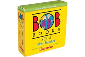 Bob Books -Word Families Box Set Phonics, Ages 4 and Up, Kindergarten, First Grade (Stage 3: Developing Reader): 03