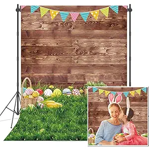Haboke 7x5ft Durable/Soft Spring EGA Party Decorations Backdrop for Birthday Baby Bridal Shower Bachelorette Party Supplies Photography Background Studio Props