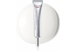 Eucerin Hyaluron-Filler Contorno Occhi SPF15 15 ml, Crema contorno occhi antirughe e antiage, Formula con Acido Ialuronico e protezione UVA SPF 15 per tutti i tipi di pelle