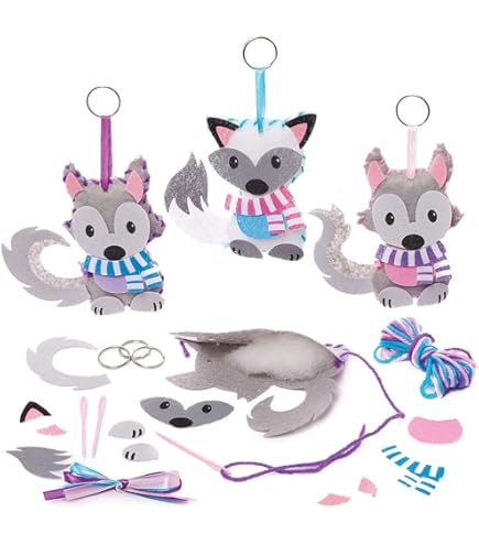 Star Keychain Kits (Pack Of 6) Craft Kits