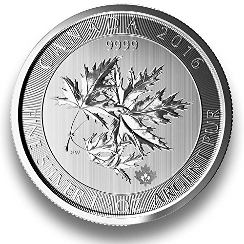Preisvergleich Produktbild Maple Leaf 1.5oz Silbermünze - Jahrgang 2017 - einzeln in Münzkapsel verpackt
