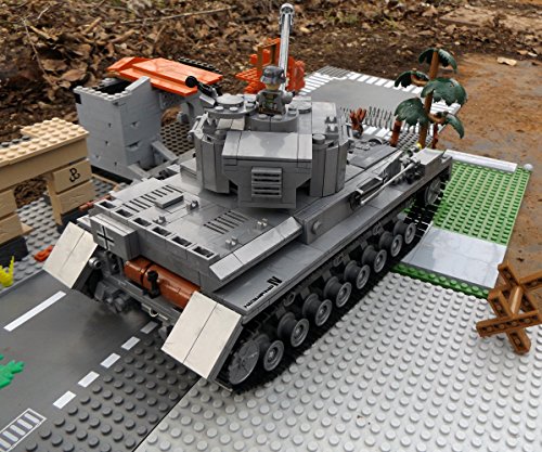 Modbrix 8210 – ✠ Bausteine Panzer IV Ausf. F, 1000 Teile, inkl. custom Wehrmacht Soldaten aus original Lego© Teilen ✠ - 2