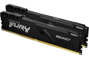 Kingston FURY Beast 16GB (2x8GB) 3200MHz DDR4 CL16 Memoria para Ordenadores de sobremesa Kit de 2 KF432C16BBK2/16
