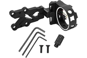 ‎SUNGOOYUE SUNGOOYUE Ersatz-Bogenvisier, Zusammengesetztes 5-Pin-Bogenvisier mit Ziellicht-Design und Einstellbarer Funktion für Bogenschießen-Bogen-DIY-Zubehör