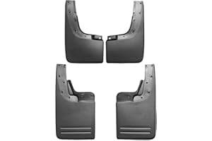 accessorypart Compatible avec Volkswagen Amarok (2F) 2010-2020 Jeu de Bavettes Garde-boue Avant et Arrière de Voiture 4 Pcs Noir